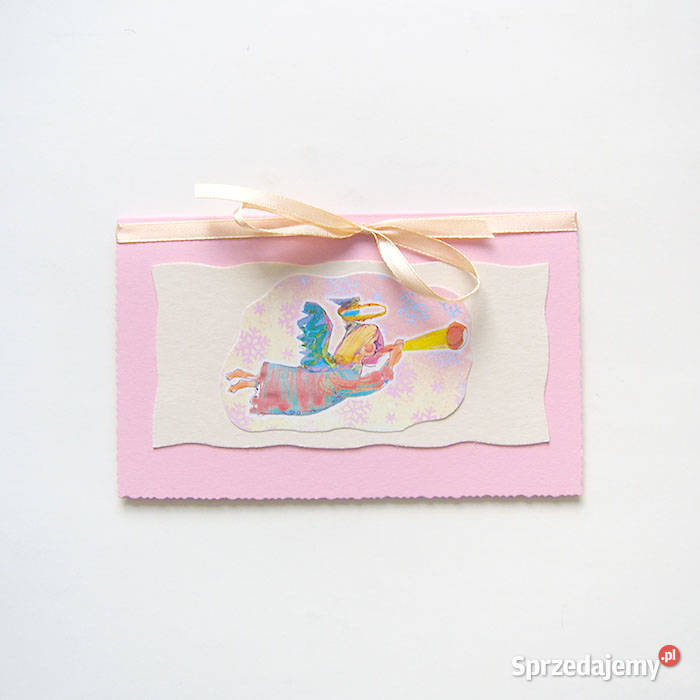 aniołek kartka boże narodzenie kartka pastelowe warmińsko-mazurskie Olsztyn