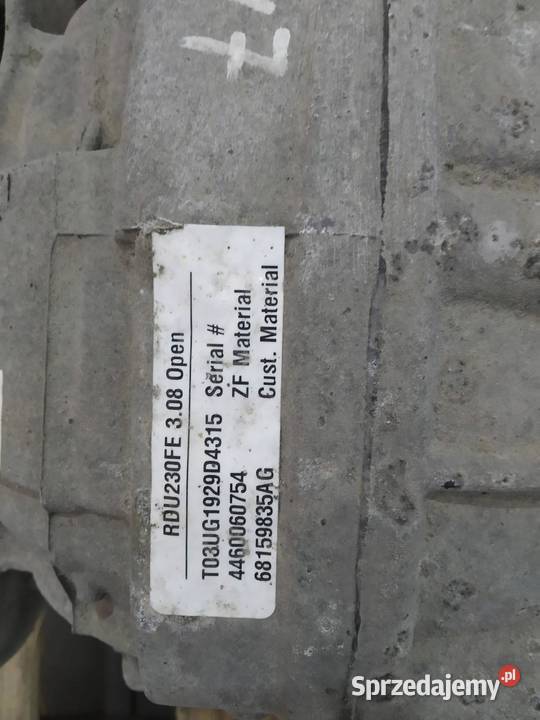 DYFERENCJAŁ MOST TYŁ 57 V8 378 68159835AG 308