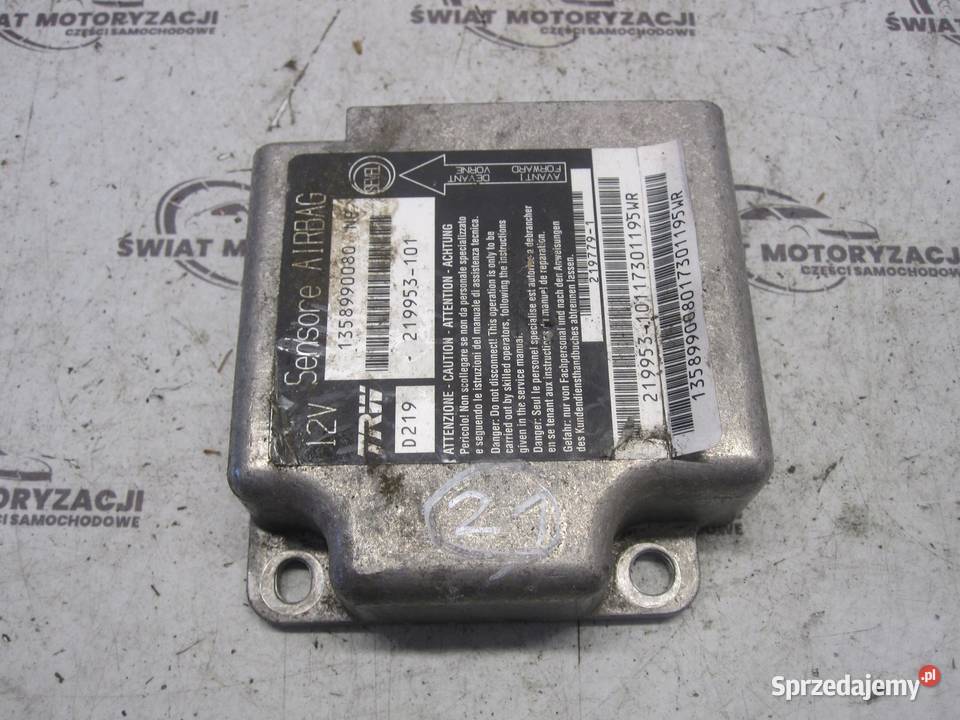 FIAT DUCATO III 10r moduł AIRBAG 1358990080 osobowe