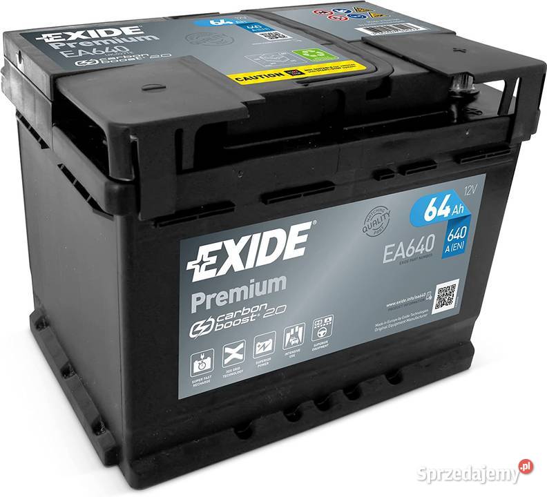 NOWY Akumulator Exide Premium 64Ah 640A EN PRAWY akumulatory Łomża