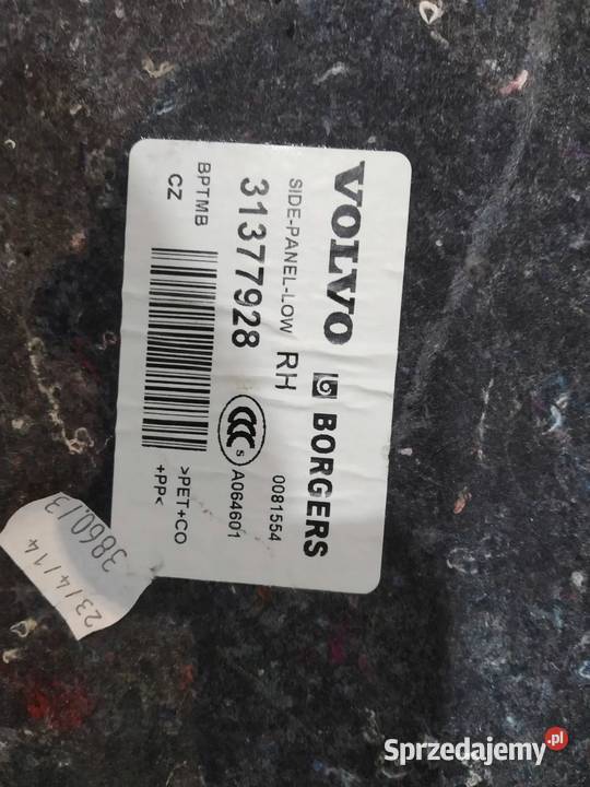 TAPICERKA BOCZEK BAGAŻNIKA LEWY PRAWY KPL