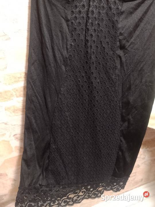 95C 42XL Ekskluzywna Czarna Halka pod sukienkę z małopolskie Kraków