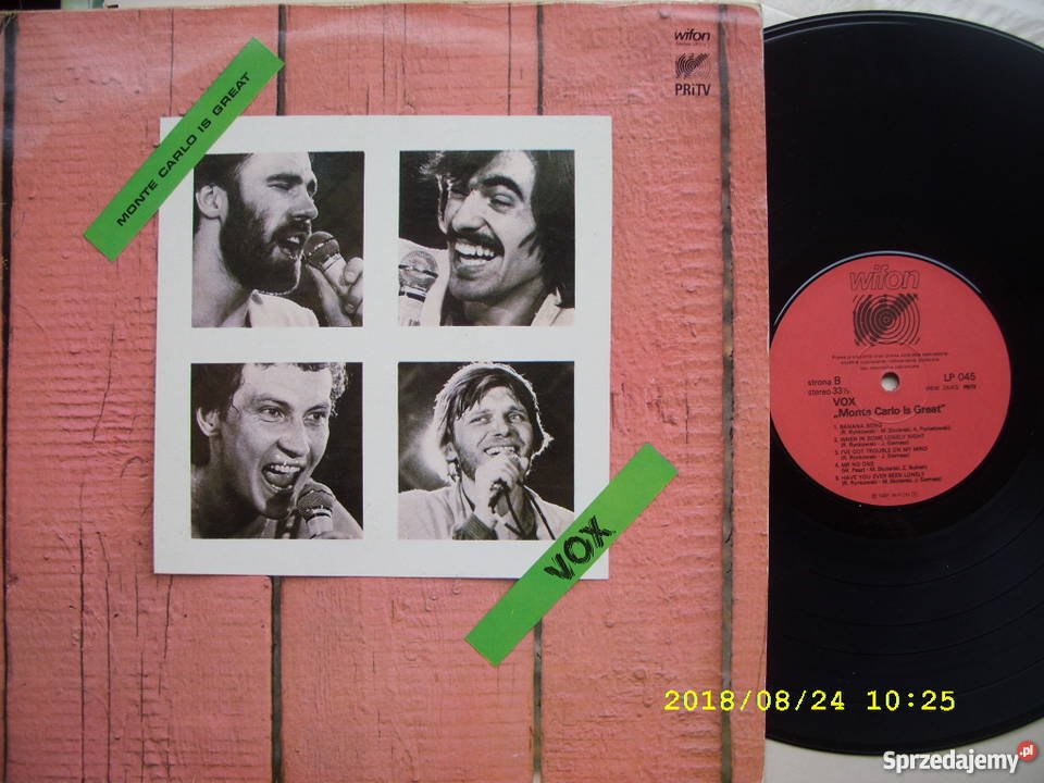 VOXMONTE CARLO LP WInyl Wołów