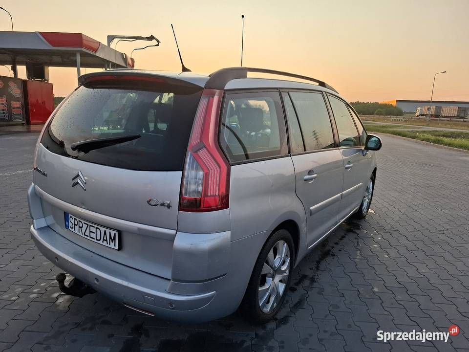 Citron C4 grand picasso 18 z LPG manualna welurowa tapicerka mazowieckie Belsk Duży