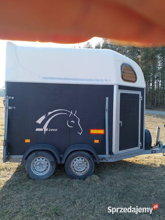 Przyczepa do przewozu dwóch koni DMC 1300 Żerdzina