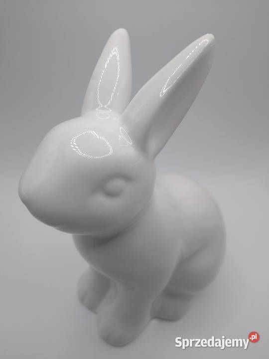 Zając siedzący Ceramika Ozdoba Pozostałe Gdańsk