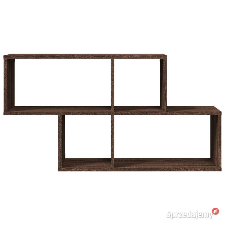 Półka ścienna brązowy dąb 100x20x53 WM848023 Warszawa