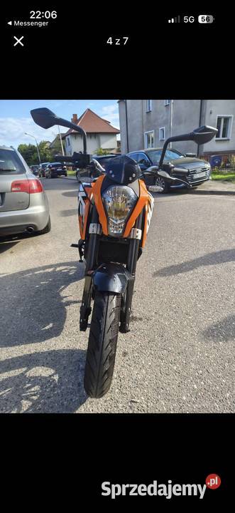 KTM duke 125 nieuszkodzony Lubczyna