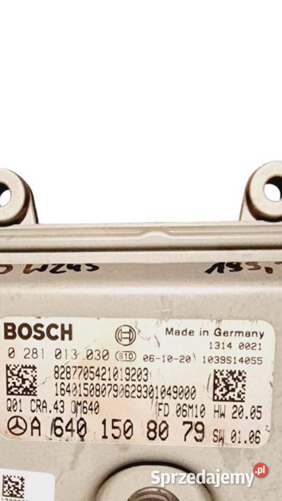 MERCEDES W169 W245 STEROWNIK SILNIKA 0281013030 Gliwice