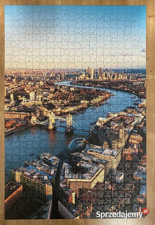 Puzzle dwustronne Londyn 600 śląskie Bytom sprzedam