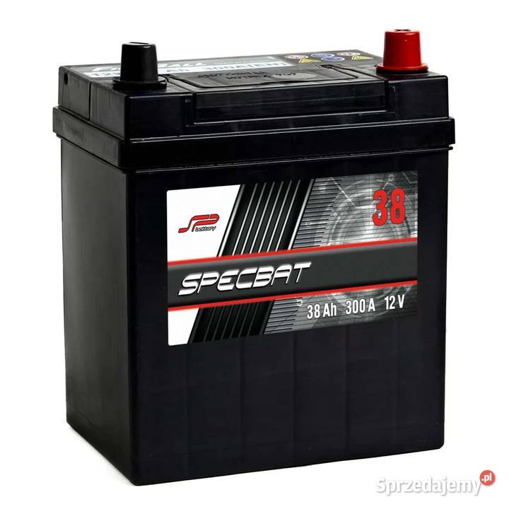 Akumulator SPECBAT 38Ah 300A EN Japan PRAWY PLUS osobowe Gdynia