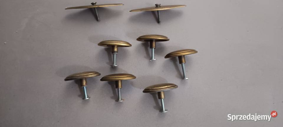 Gałka meblowa stare złoto Retro Koronowo