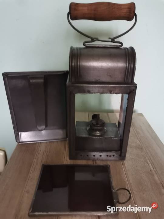 Stara lampa kolejowa na nafte z lat 30 tych Art małopolskie Kraków