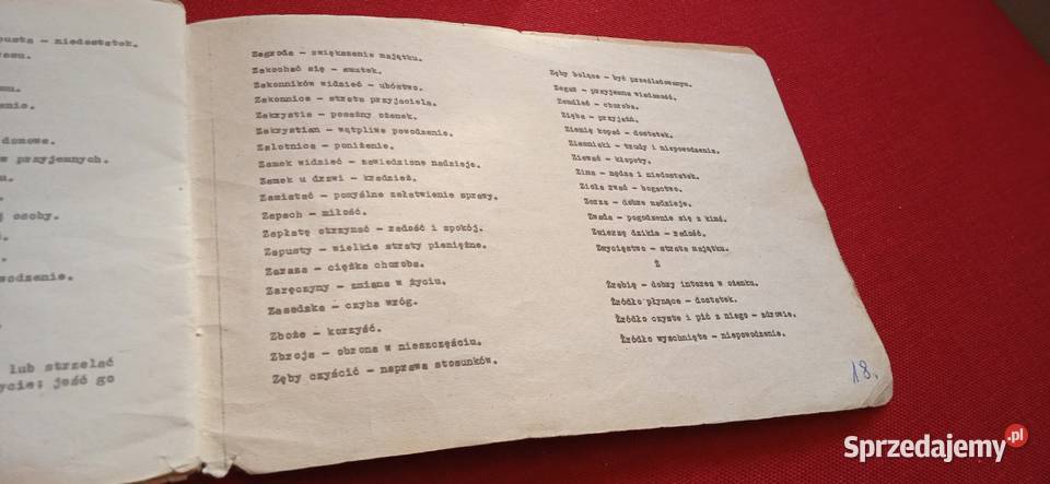 Stara broszura książeczka Sennik Świdnica sprzedam