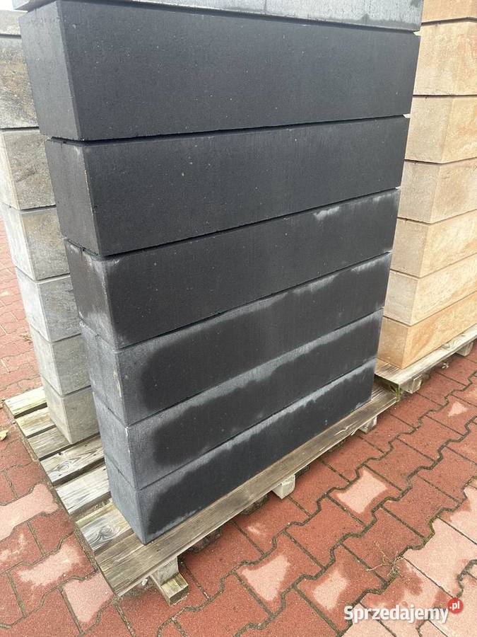 Bloczek ogrodzeniowy 20x20x100 GRAFIT duży Pozostałe łódzkie Sieradz