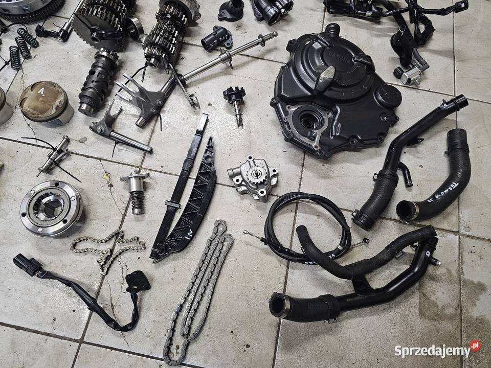 Yamaha MT07 silnik części skrzynia wał głowica Jelenia Góra sprzedam