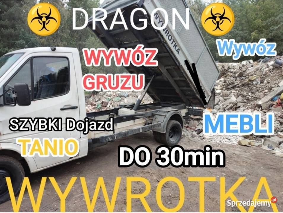 Tani Wywoz gruzuWywrotka DRAGON galezie Mebli lubuskie Zielona Góra