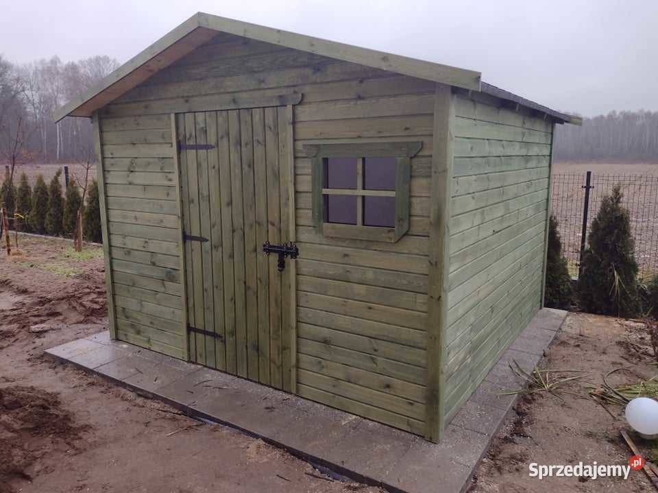 Domek narzędziowy ogrodowy wymiary 3x3 Warszawa