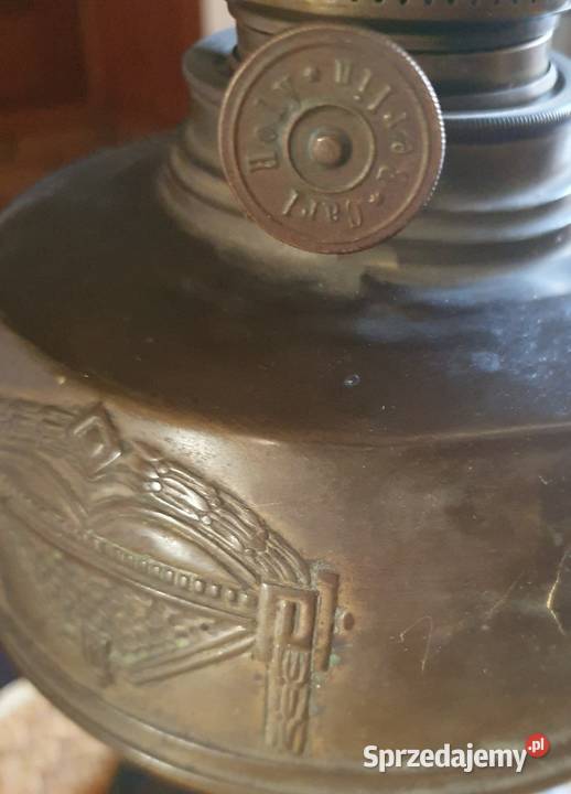 Lampa naftowa niemiecka Carl Hory Berlin stara lubelskie