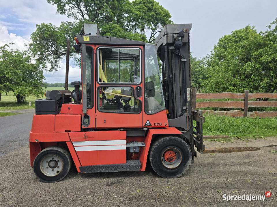 Wózek widłowy KALMAR DCD 556 Triplex 6 m 55 t Rudolfowo