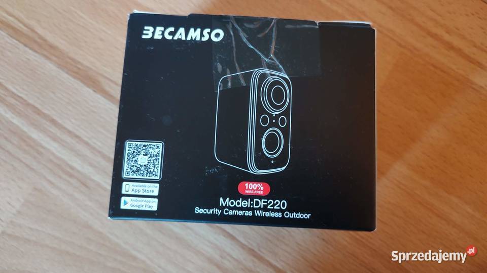 bezprzewodowa kamera bezpieczeństwa zewnętrzna marki Becamso, model DF220