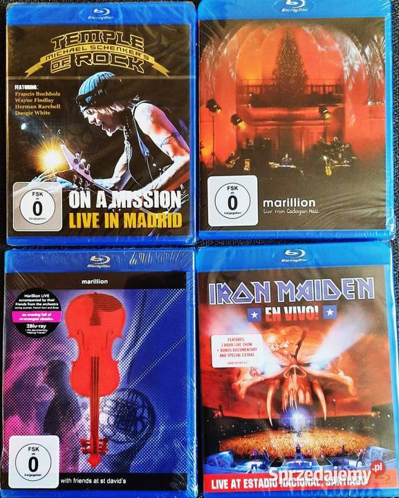 Sprzedam Kolekcję płyt Blu Ray Rockowe Koncerty rock Katowice sprzedam