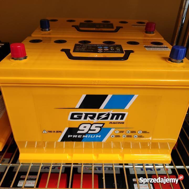 Akumulator GROM Racing 95Ah 780A Japan L P osobowe Pabianice sprzedam