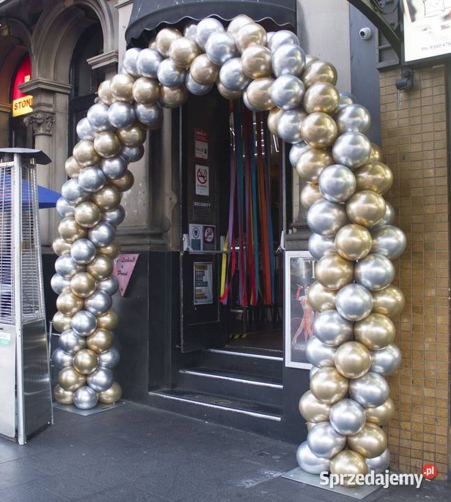 Łuki Balonowe bramy kolumny otwarcie sklepu Piaseczno