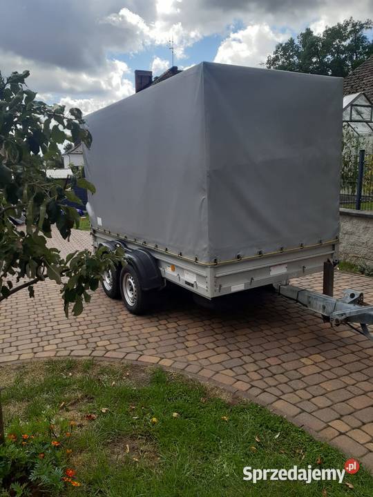 Super Przyczepka Samochodowa z plandeką Burtowe i plandeki Olesno