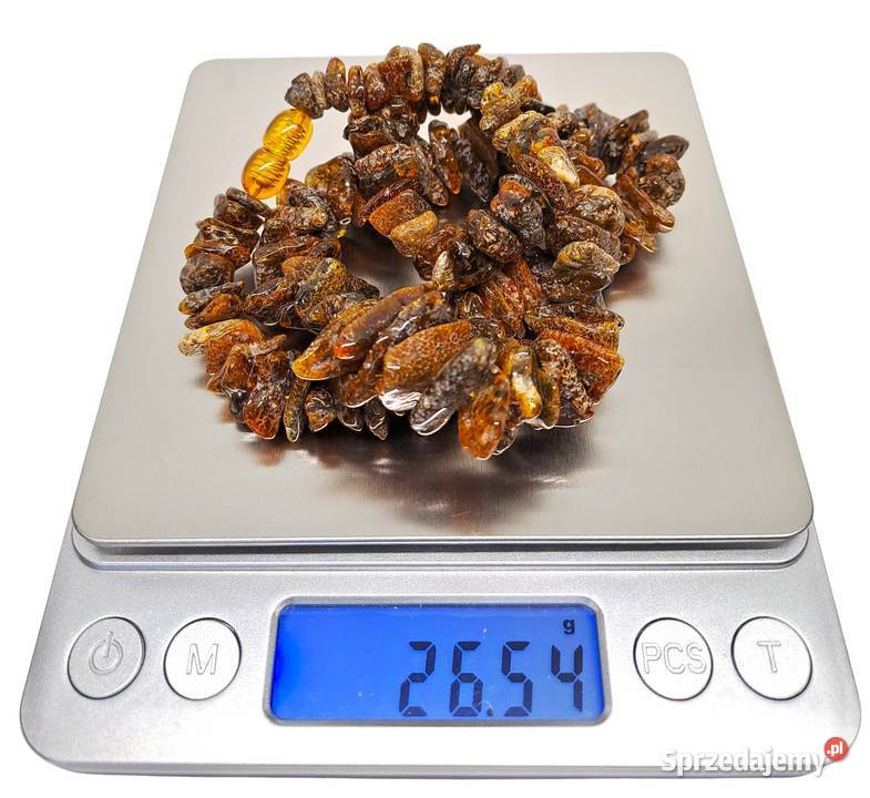 Korale z bursztynu BURSZTYN bałtycki bryłeczki Warszawa sprzedam