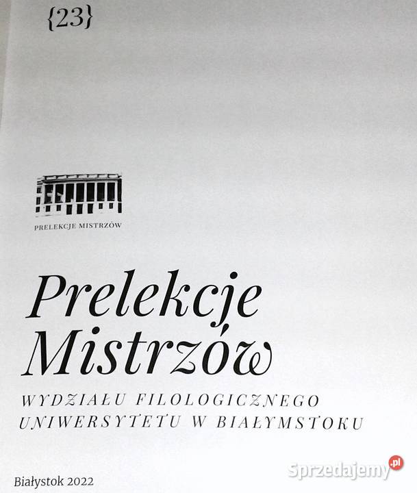 Prelekcje Mistrzów 23 Joel Joseph Janicki