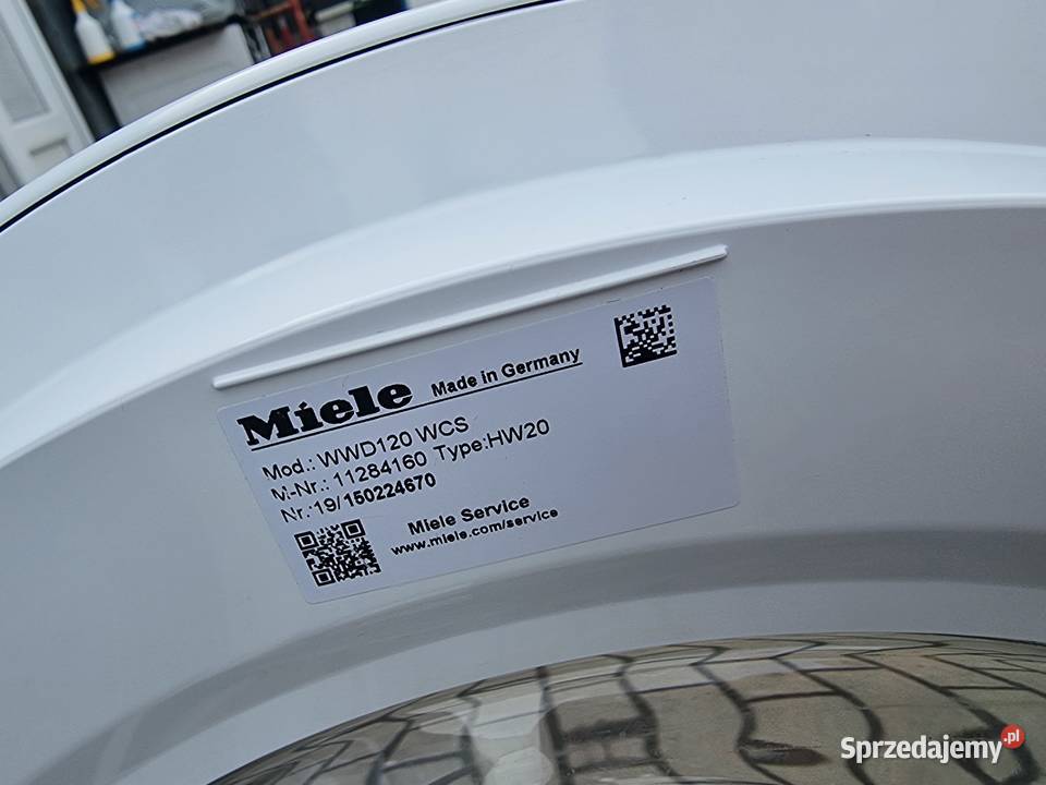 Pralka Miele WWD 120 WCS 8 1400 obr cicha AGD Wrocław