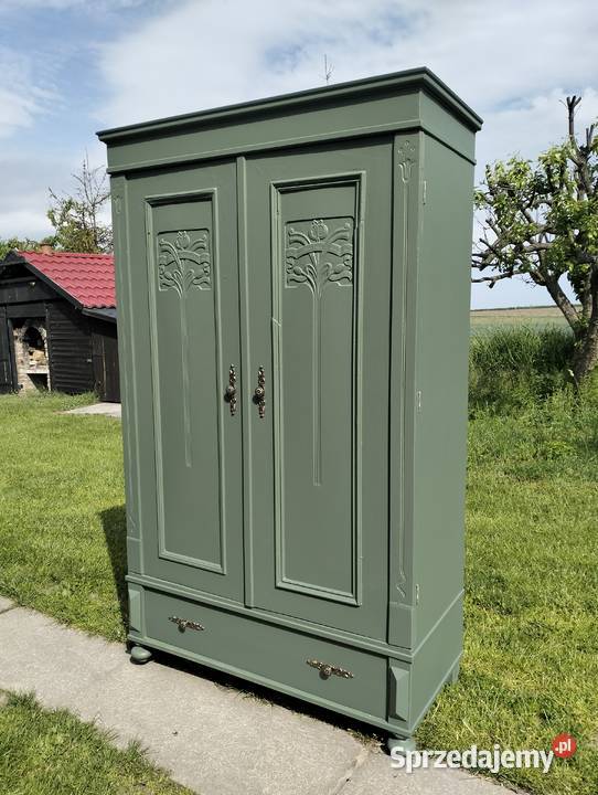 szafa zielona antyczna zabytkowa stylowa sprzedam