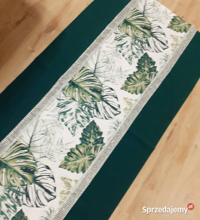 Zasłony butelkowa zieleń mazowieckie