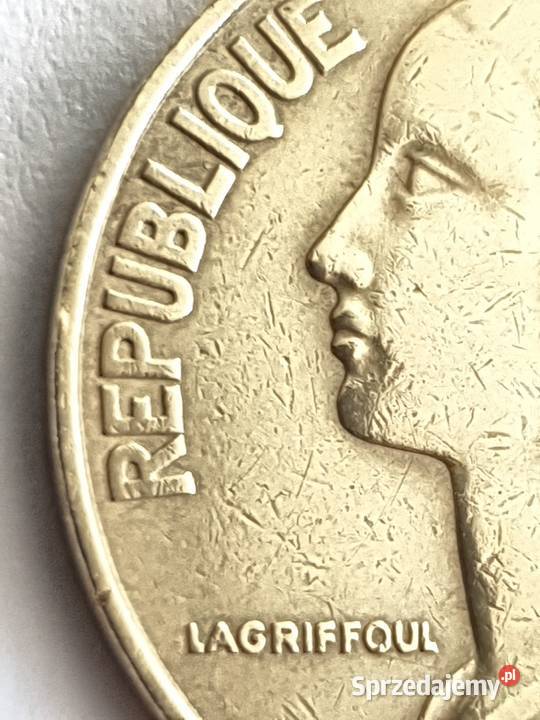 20 centimes z 1963rFrancjaPiękna moneta ze Żary