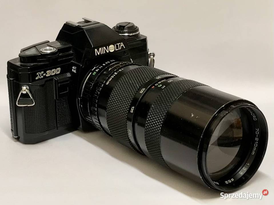 MINOLTA X300 Aparat LUSTRZANKA Teleobiektyw Warszawa