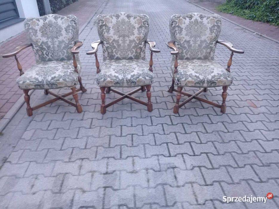 Zabytkowy antyczny komplet wypoczynkowy Dom i Ogród Góra