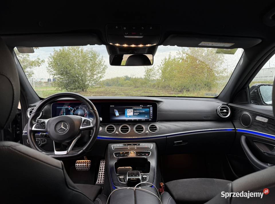 Mercedes E220d 4Matic pakiet AMG Rok produkcji 2018 podkarpackie Rzeszów