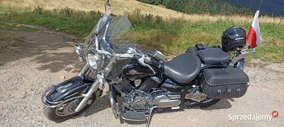 Yamaha drag Star 1100 bagażnik Motocykle, skutery, quady Radochów