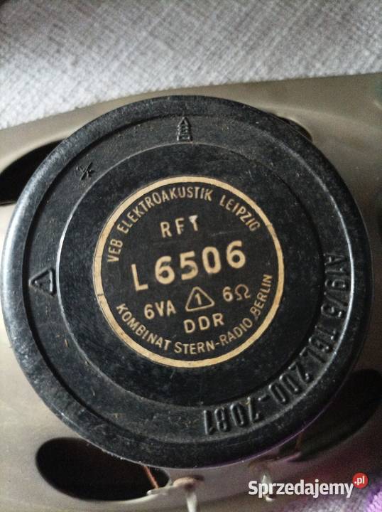 RFT L 6506 niemieckie głośniki szerokopasmowe Elektronika mazowieckie Płock sprzedam