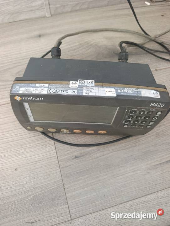 Waga najazdowa 10 ton nowsza wersja Rinstrum opolskie Prudnik