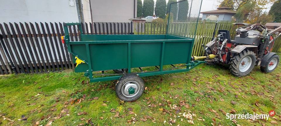 Mini rozrzutnik obornika sam do minitraktorków Świerklany