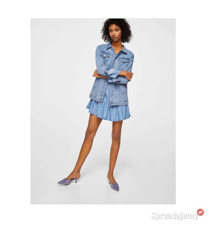 Nowa sukienka Mango L 40 mini jeans dżins denim zachodniopomorskie Szczecin sprzedam