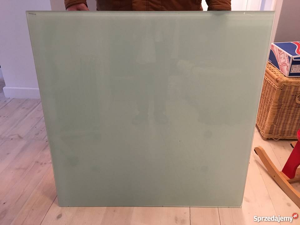 Szyba hartowana mleczna 90x90 10mm dekoracyjna
