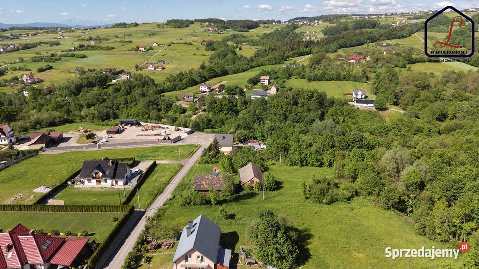 Działka budowlana 61 ar Trzetrzewina gm Chełmiec