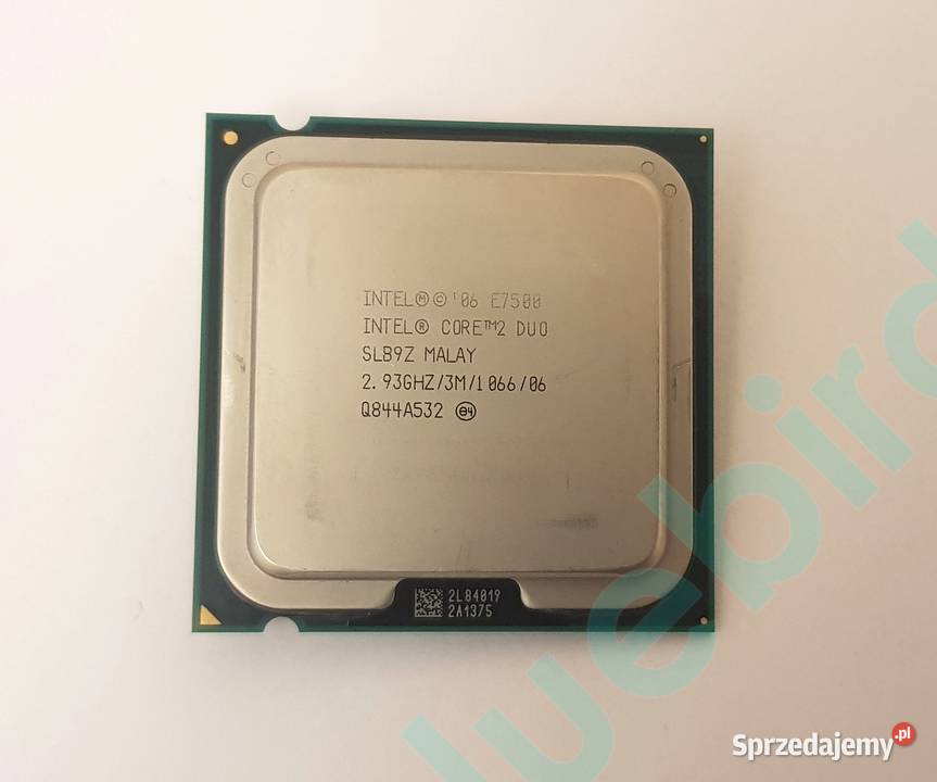 Procesor Intel Core 2 Duo E7500 293 GHz darmowa Intel Kraków