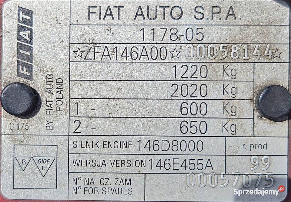 Dobrze zachowany Fiat UNO 10 Trzcianka sprzedam