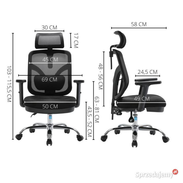 Fotel ergonomiczny ANGEL biurowy obrotowy podkarpackie Jarosław