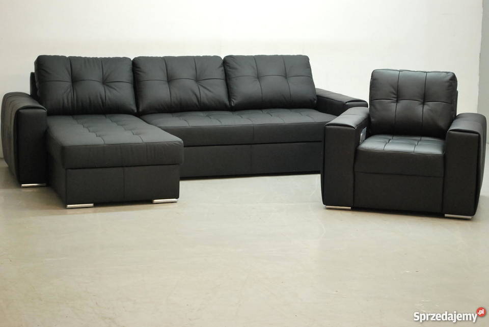 SKÓRA NATURALNA NAROŻNIK Z FSPANIA fotel 6605 92cm Poznań sprzedam