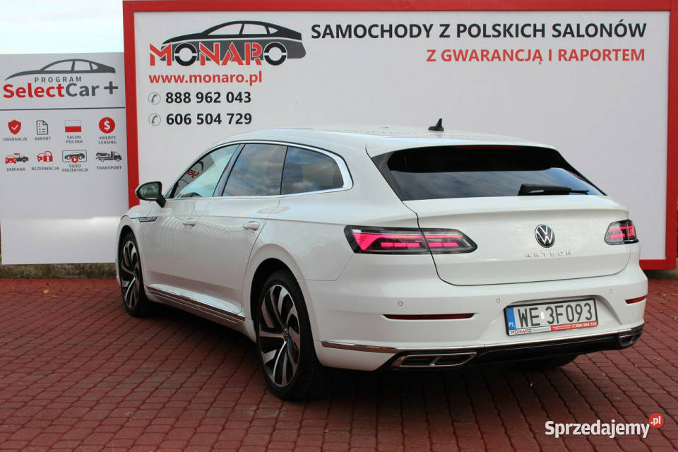 Volkswagen Arteon RLINE Shooting Brake Salon asystent pasa ruchu Arteon Włocławek sprzedam